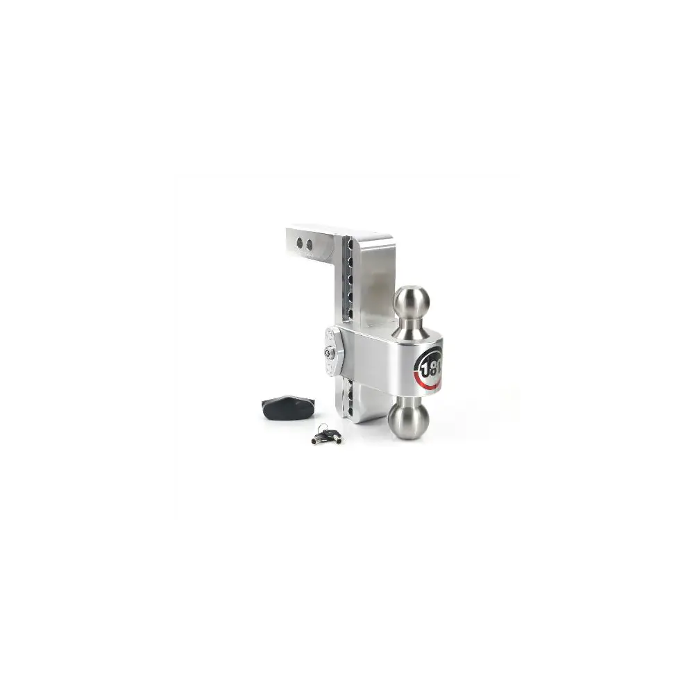 180 Degree Drop Hitch w/ Combo Ball - 8" Drop for 2" Shank- 12.5K Cap - WEILTB8-2